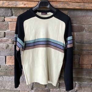 Vintage 80’s Demetre Made In USA Pure Virgin Wool Ski Sweater